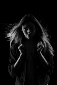 Lily in schwarz/weiss